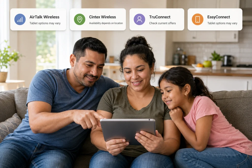 Free Tablet providers