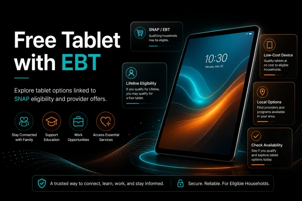 SNAP EBT TABLET OPTIONS